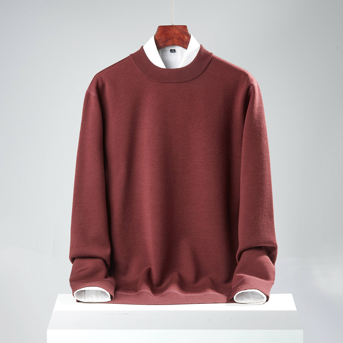 赛兔 【不易起球&可机洗】秋冬高档男士羊毛衫男针织衫男保暖毛衣