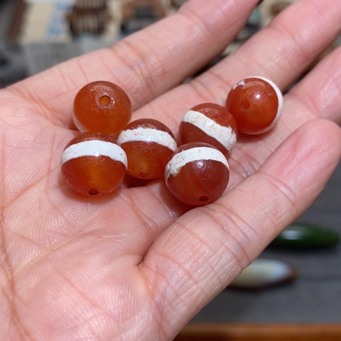 青***齿玛瑙/玉髓合金手链