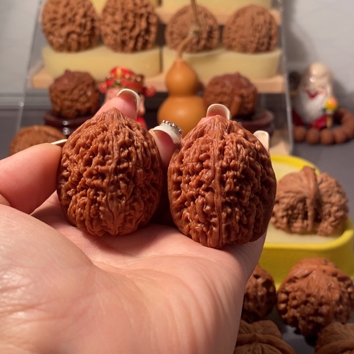 文玩核桃吊坠36大蒜头