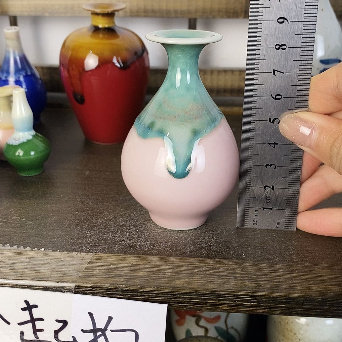 摆件景德镇高温陶瓷小花瓶