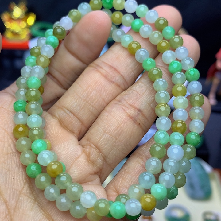 翡翠手链未镶嵌翡翠 5.5 