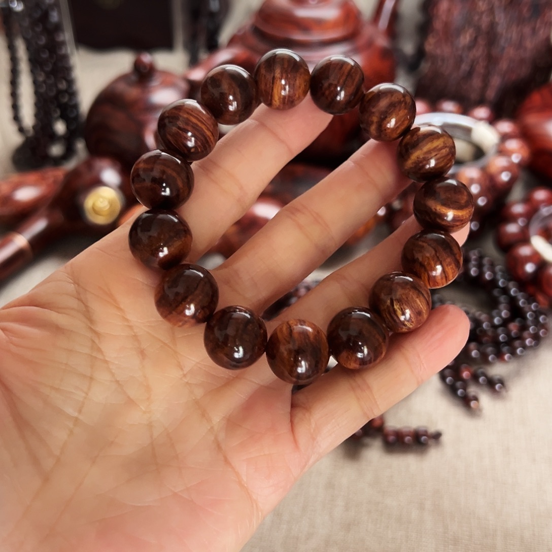 用***5手串/手链黄花梨/降香黄檀