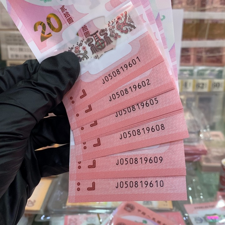 塑料蛇钞单5金马号标十050819601