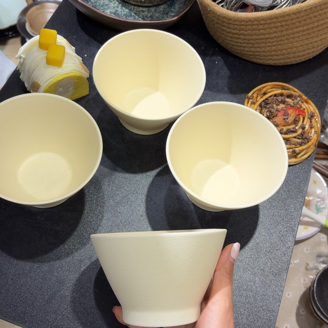 瓷四个米饭碗四个