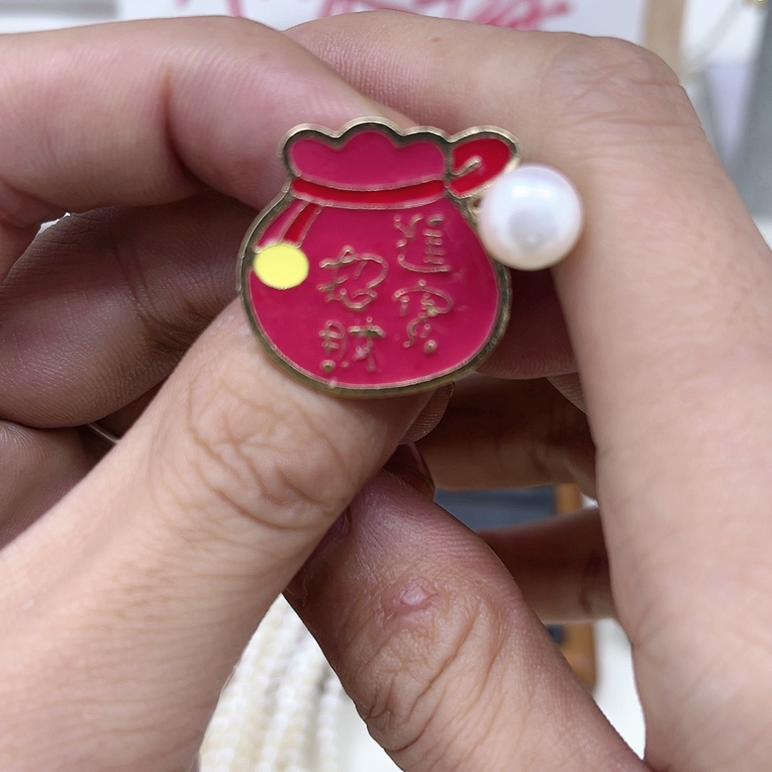 淡水珍珠吊坠(不含链)合金