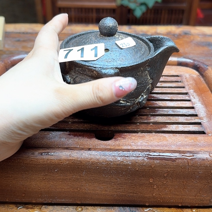 纯手工制作粗陶茶具