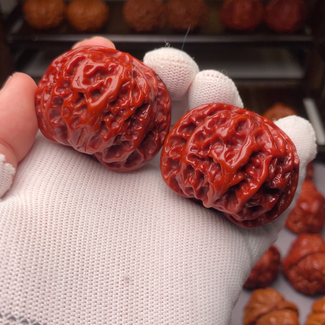 文玩核桃把件苹果园45