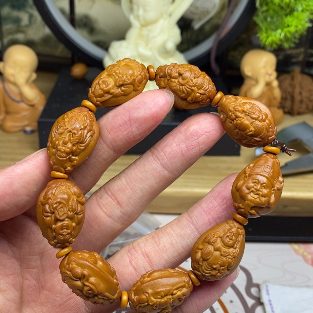 橄榄核手串/手链橄榄核雕工艺手串