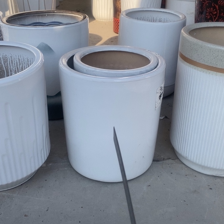 低腰白直桶大号口30/35