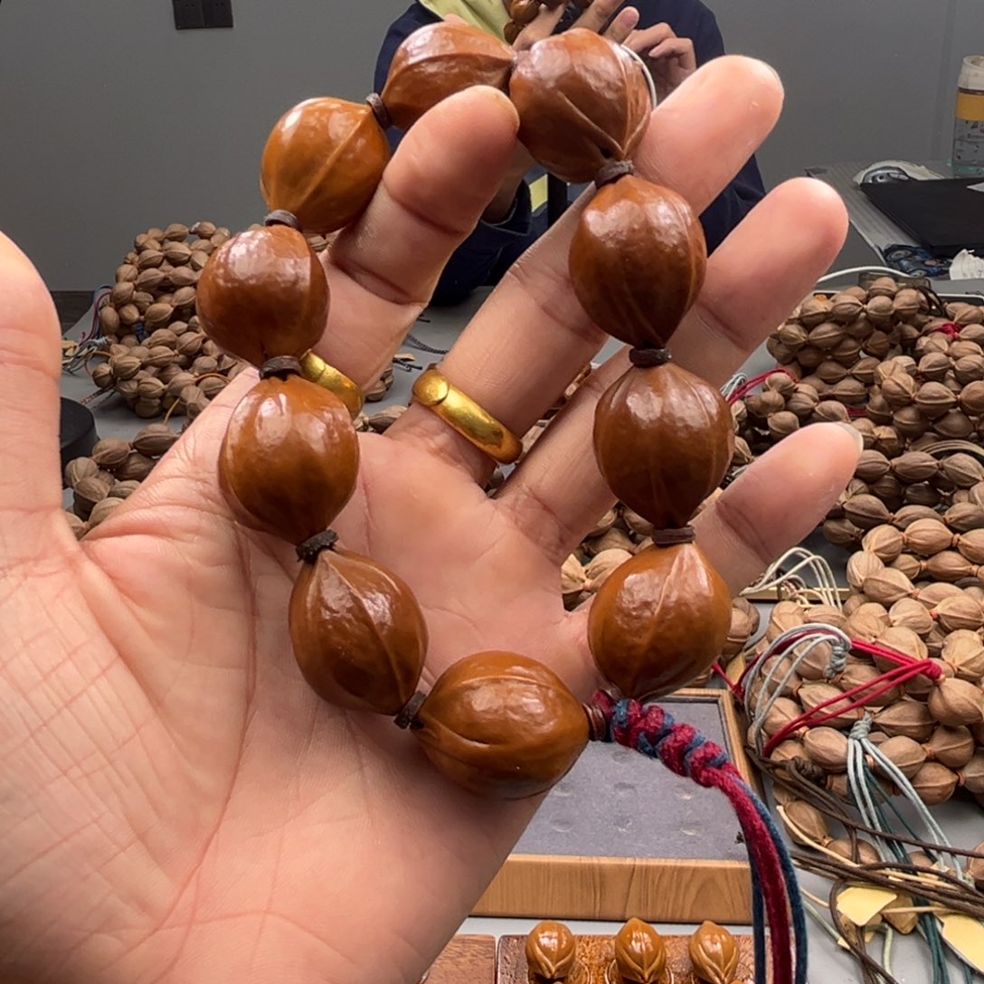 手串/手链橄榄核墨*