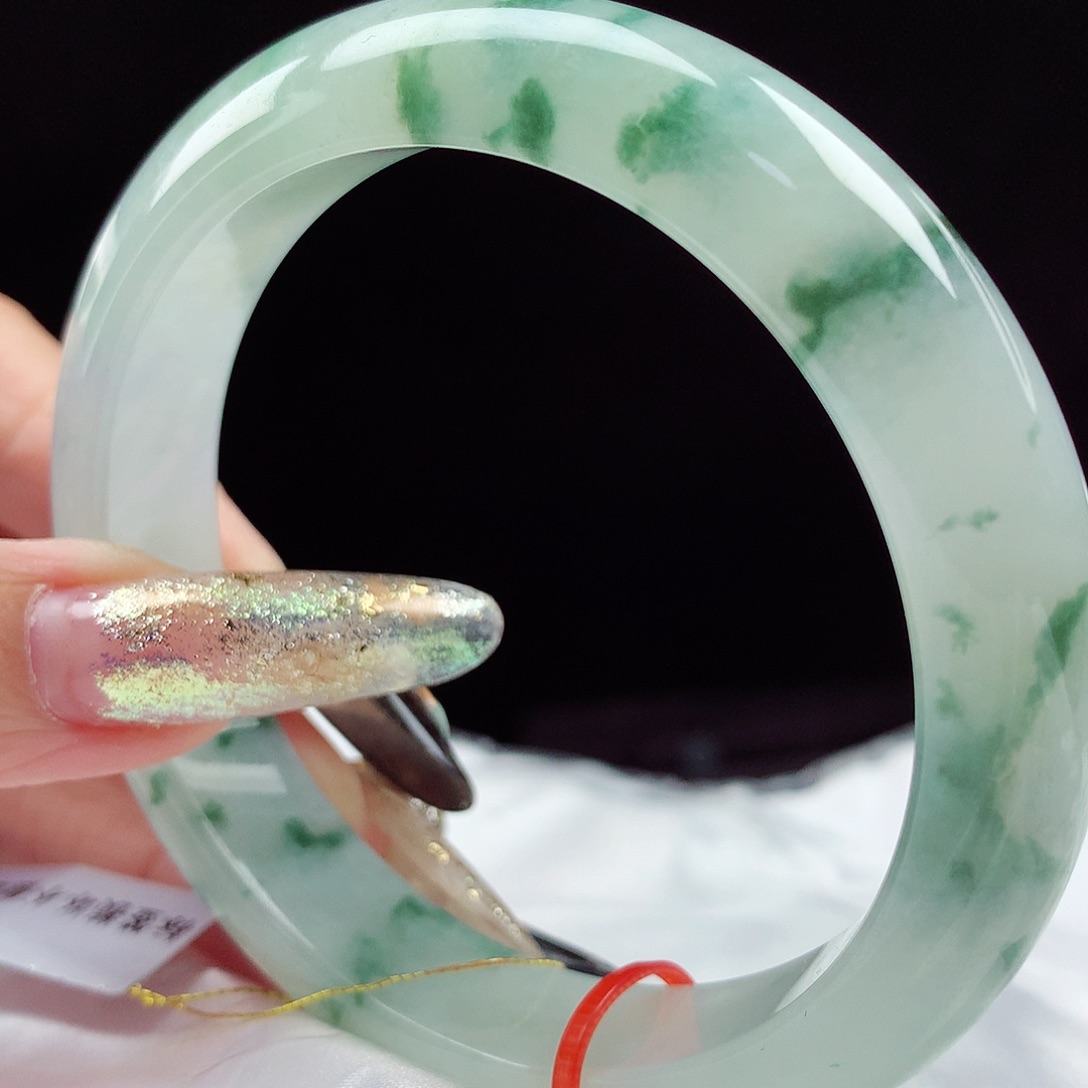 未镶嵌手镯翡翠58圈4847