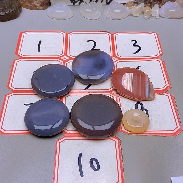 【闪购商品】未镶嵌玛瑙/玉髓珠宝半成品冬**诗