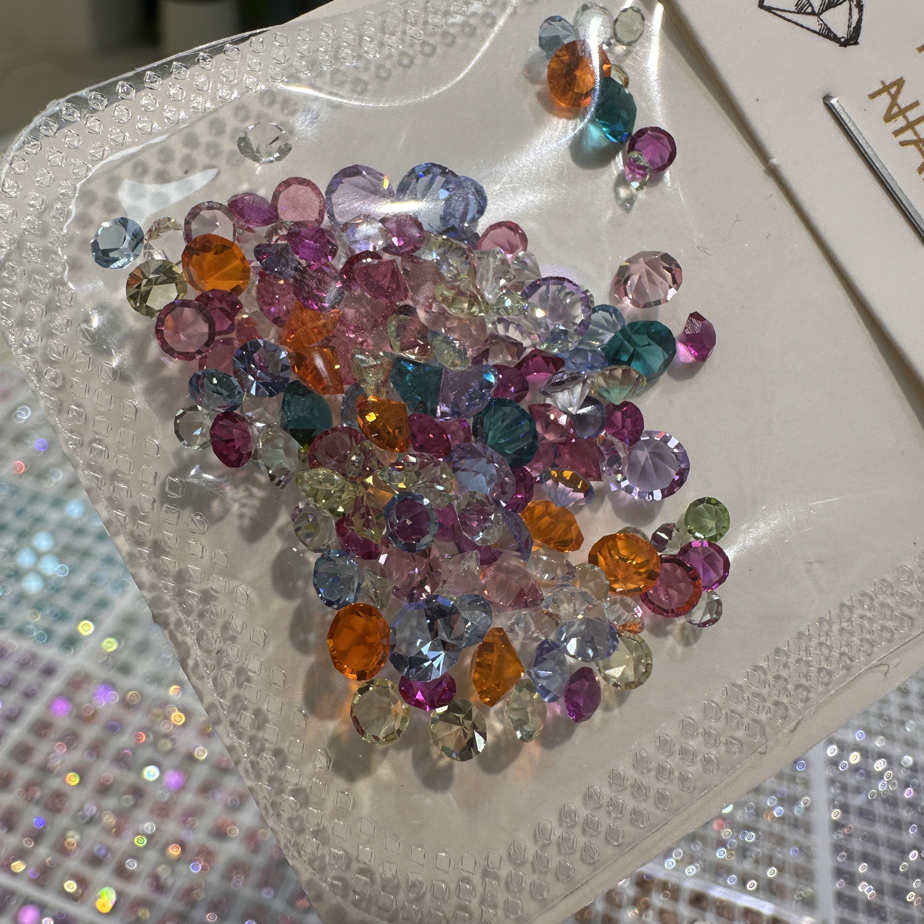 品牌馆 华子透底尖底钻七彩透底钻 品牌馆专属福利（150颗）