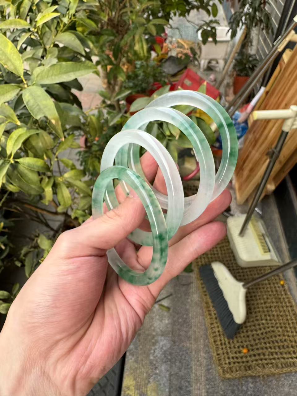 非金属珐琅手镯 细条手镯【高货冰冰翠】时尚显白