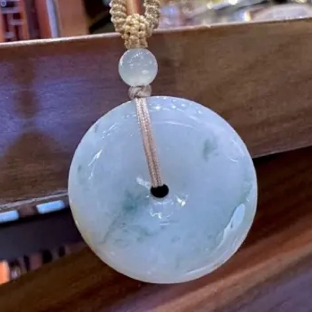 飘花平安扣女款男款送礼带证书