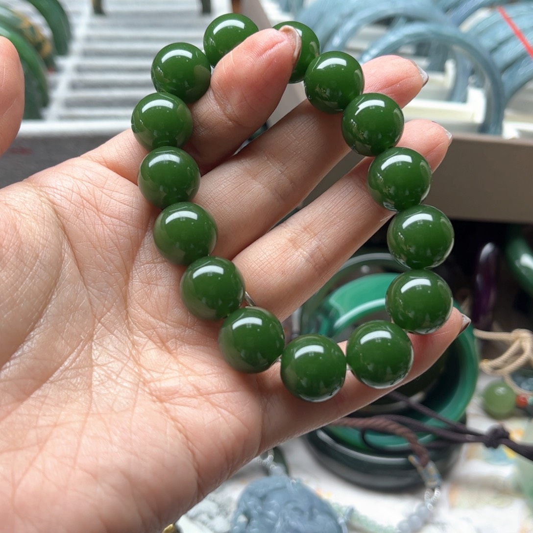 和田玉未镶嵌手链