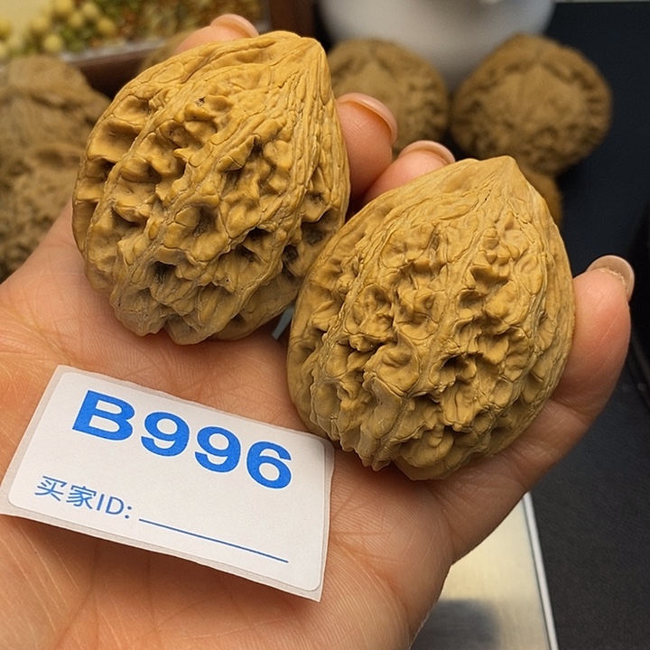 文玩核桃把件大沽石4.0，克重49