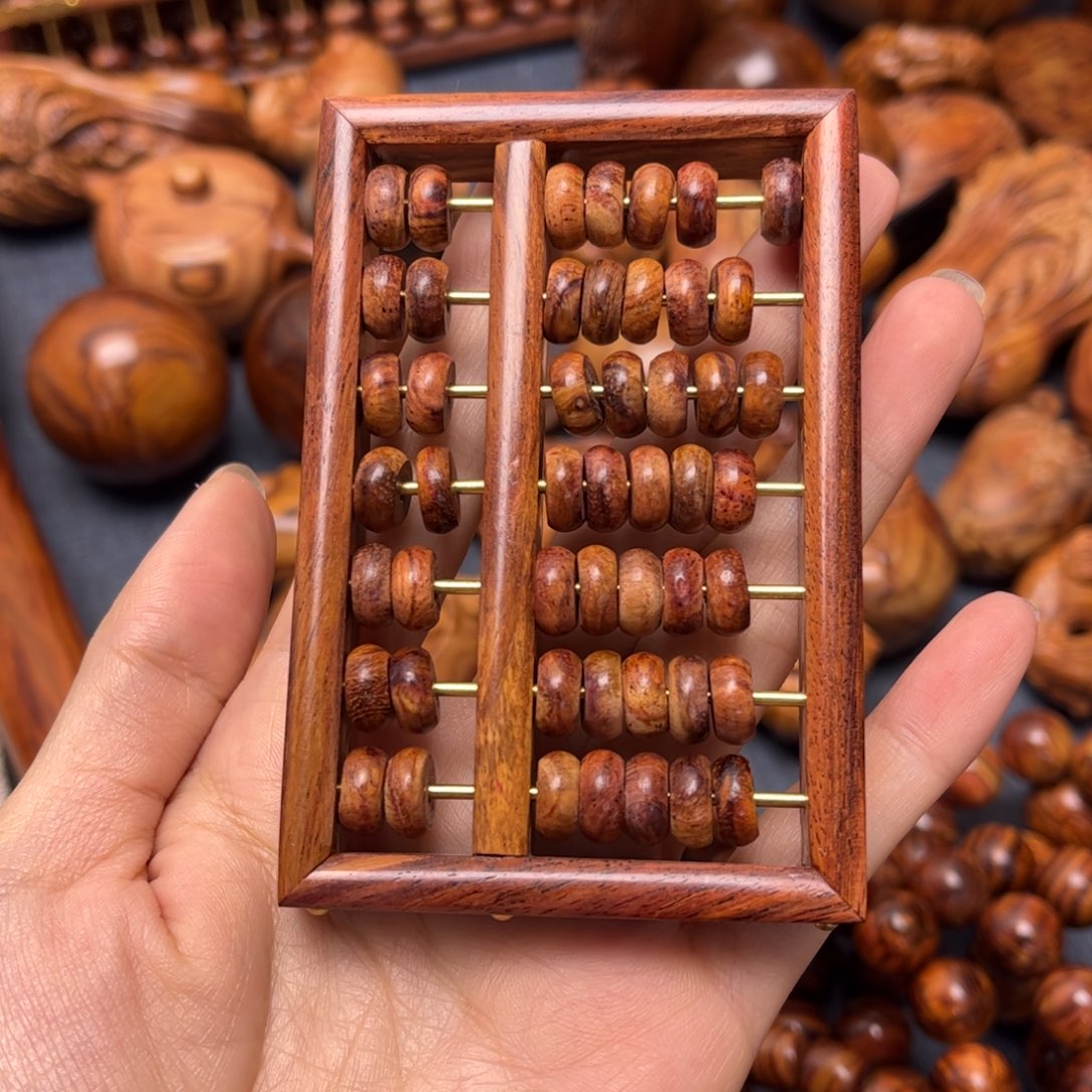 花梨木类海南黄花梨小算盘