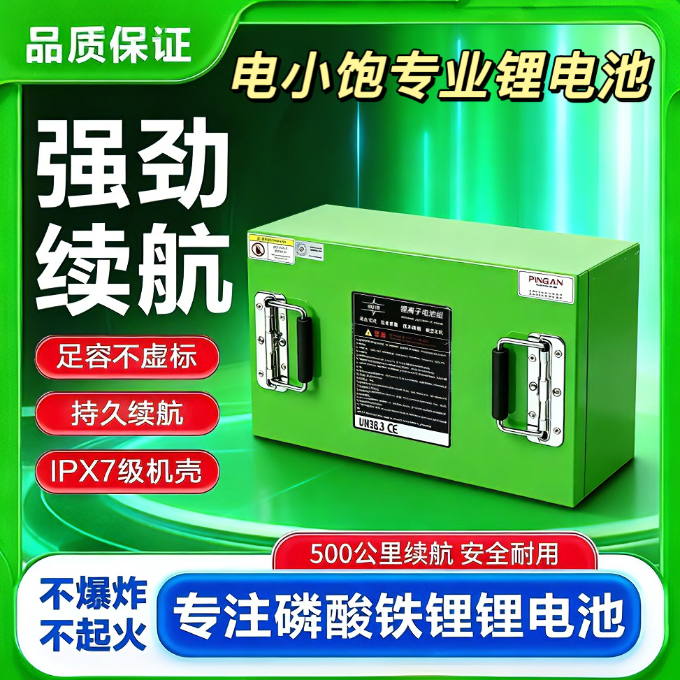 长续航48V足容足量电动车外卖快递48伏120安60安30安20安锂电池
