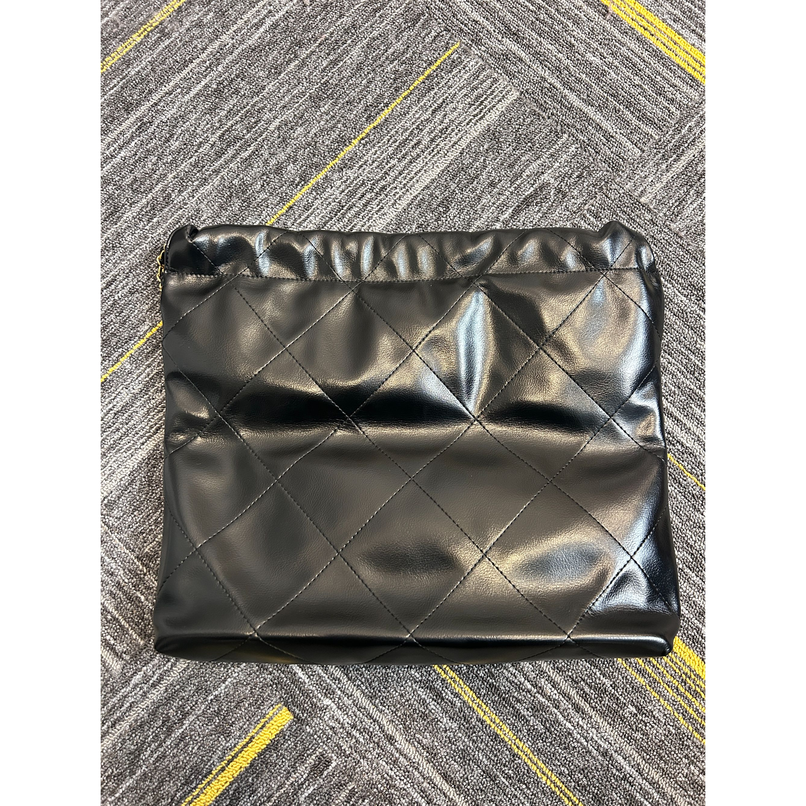 TOLEX2025新款手工时尚女包菱格大袋黑色百搭