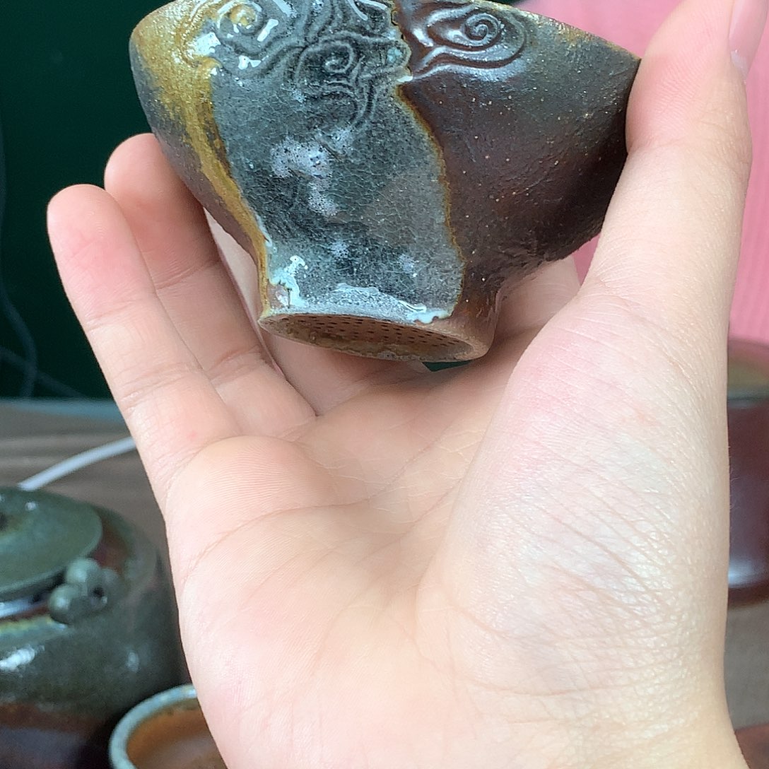 紫砂柴烧纯自然柴烧