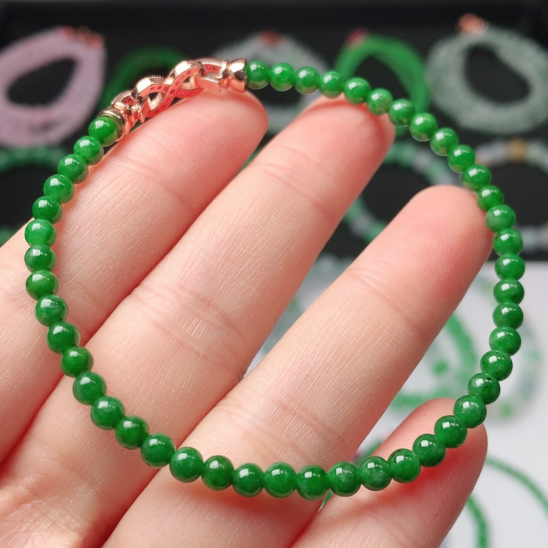 翡翠未镶嵌手链翡翠