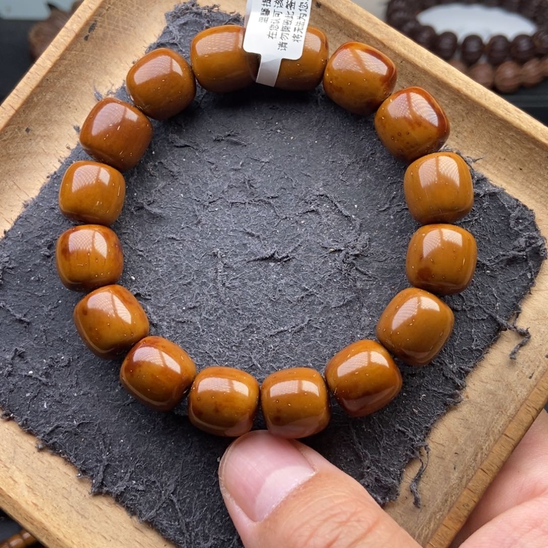 紫金鼠手串13mm天花板纯手工