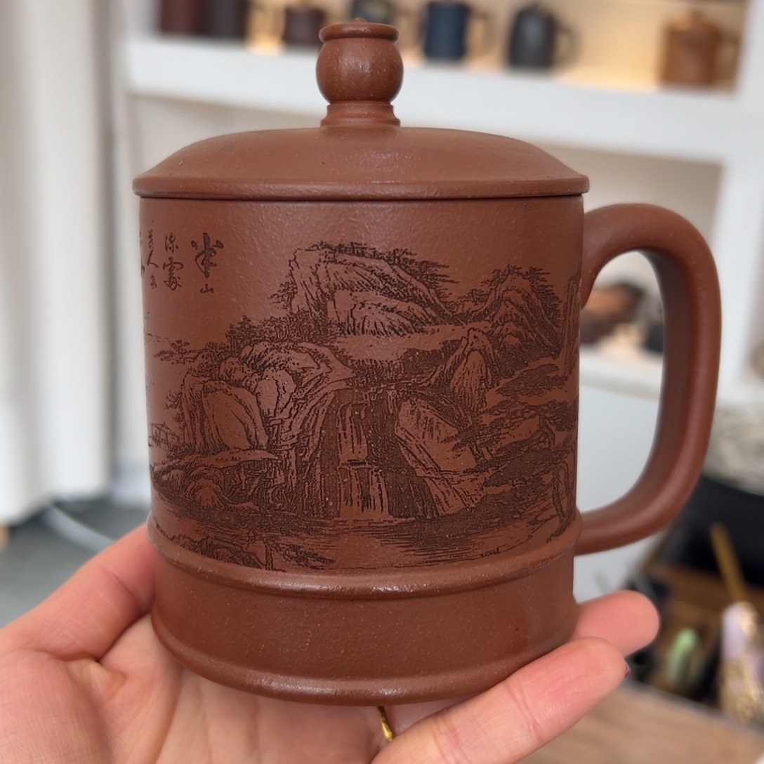 紫砂茶杯紫砂盖杯