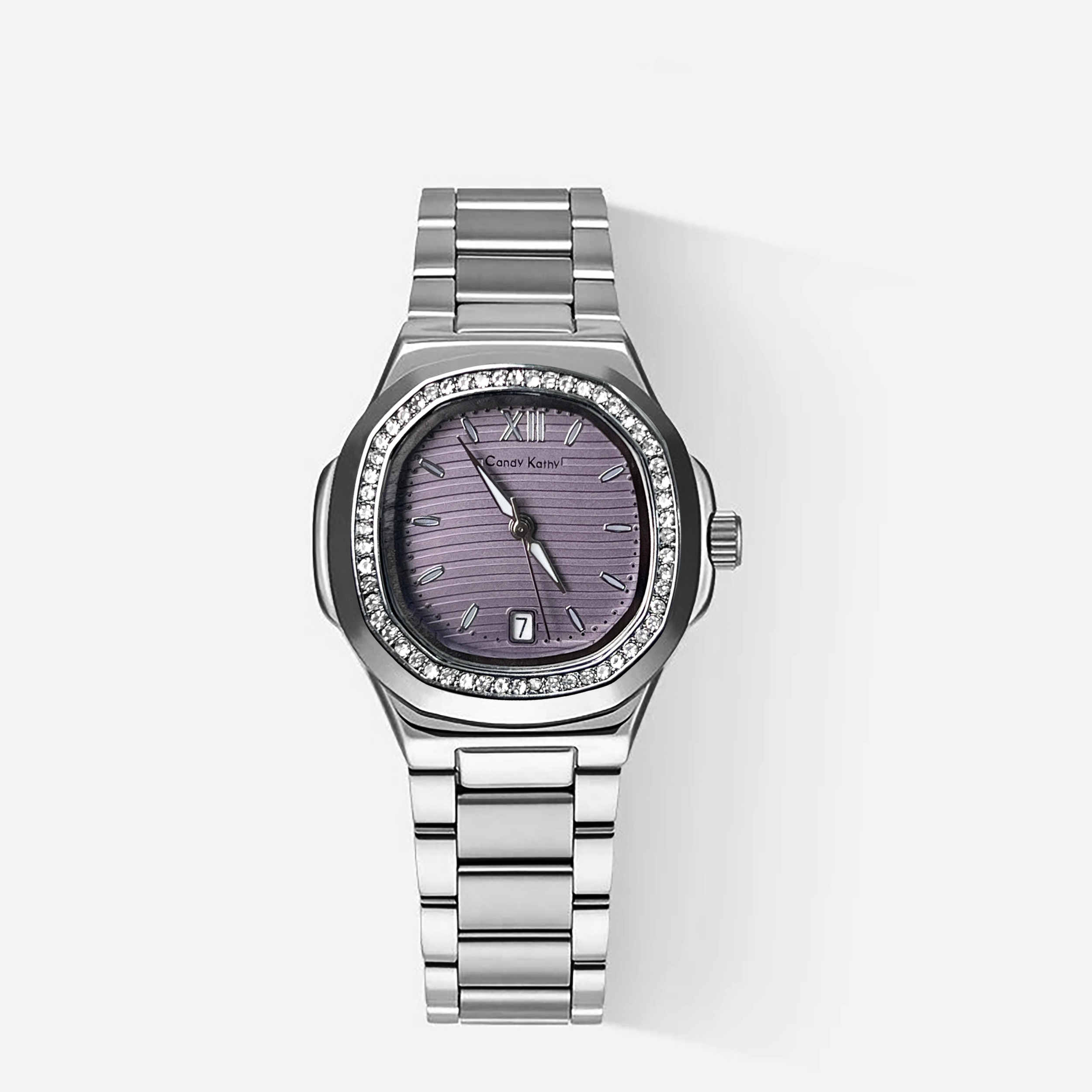 Candy Kathy【官方正版】ck299紫 新款鹦鹉螺系列·品质女士单历腕表