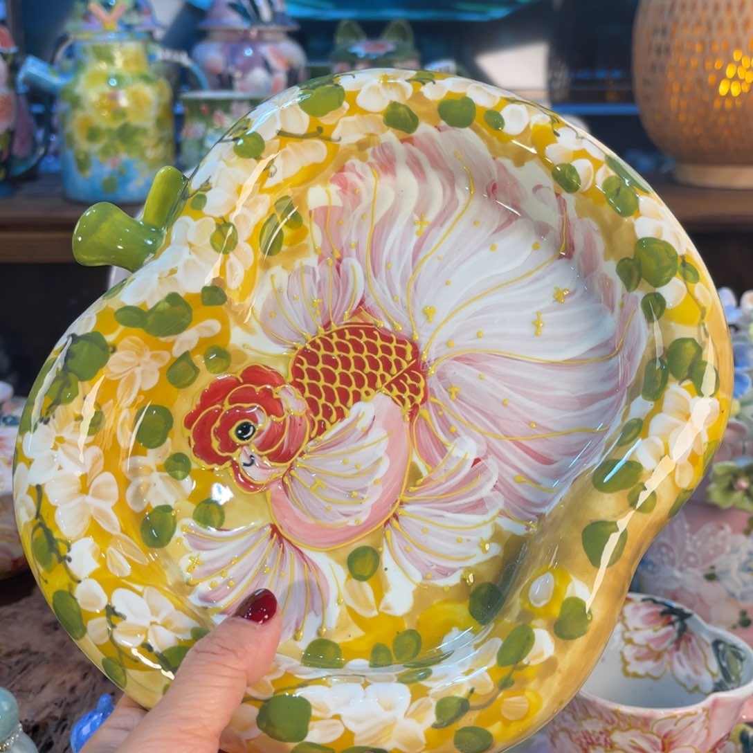 景德镇手绘高温釉下彩陶瓷茶具