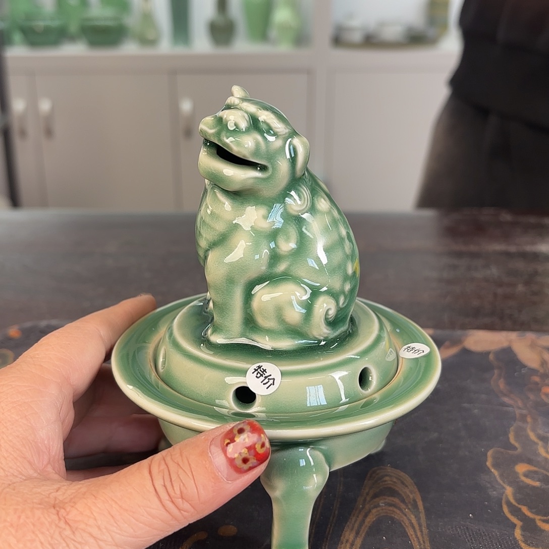 龙泉云间青瓷小米茶器