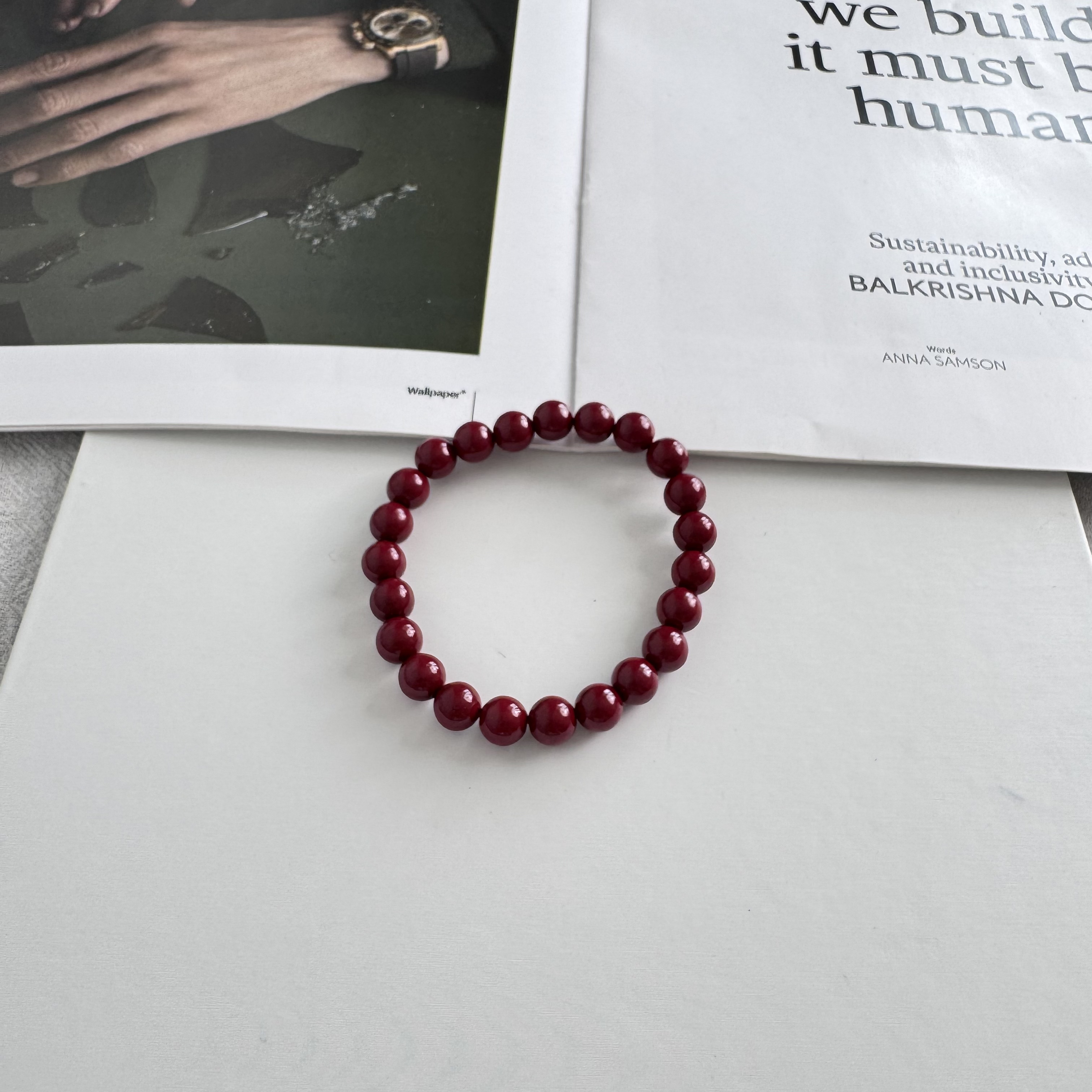 天然辰砂高定珠宝朱砂手链8+CT3022S