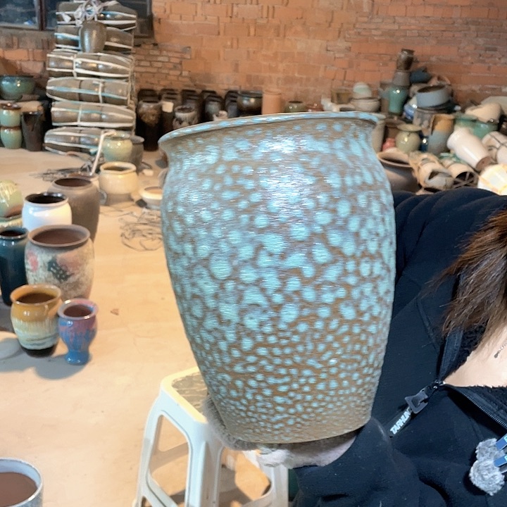 紫砂花盆正品口20高27