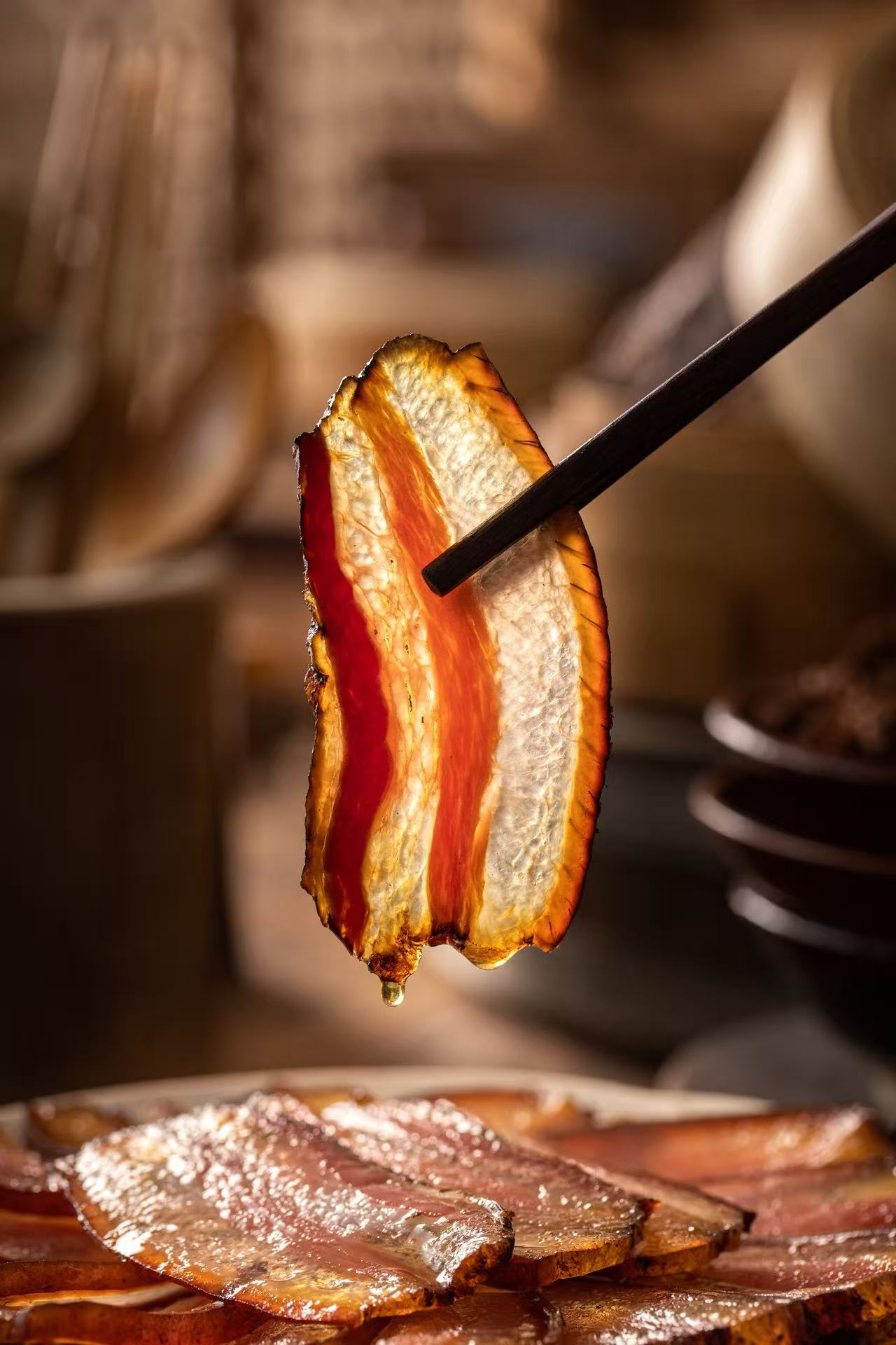 云南镇雄特产传统烟熏工艺肉腊肉