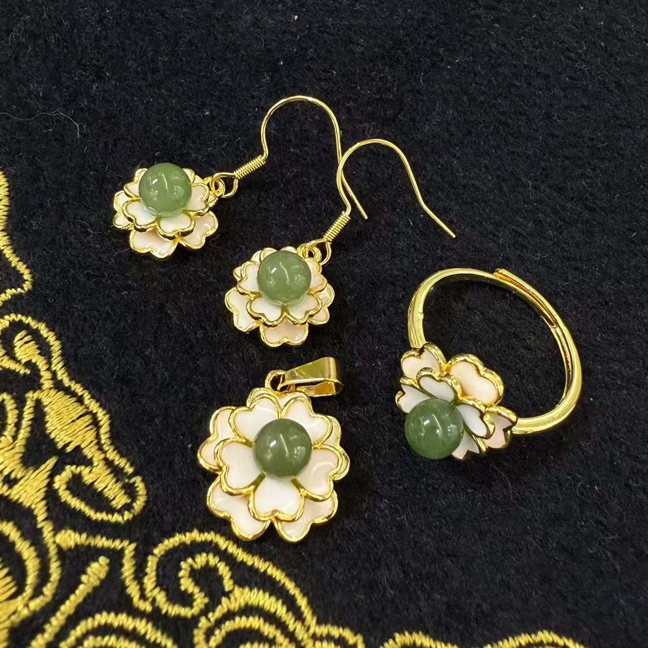 碧玉山茶花三件套*（多样性发一套）