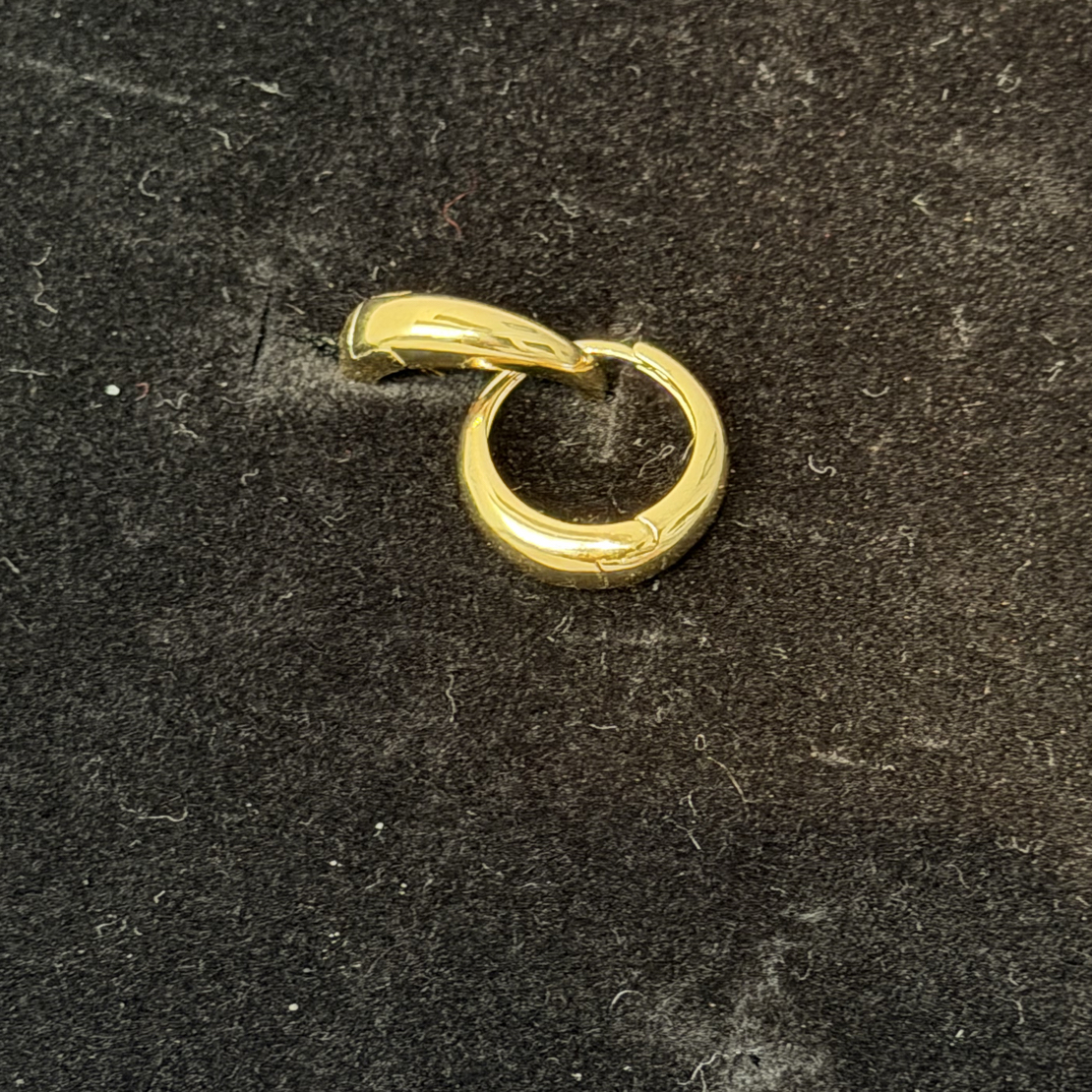 合金耳饰 镀银合金百搭铜色耳扣