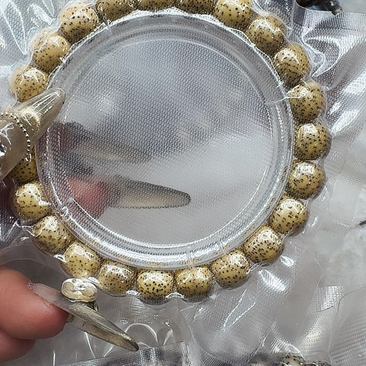 星月菩提手串538荣耀黄星月菩提10桶单圈