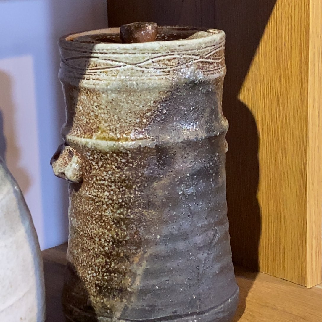 瓷片信楽烧水指呀