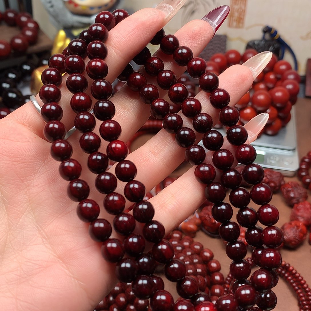 檀香紫檀（小叶紫檀）0.8火焰纹