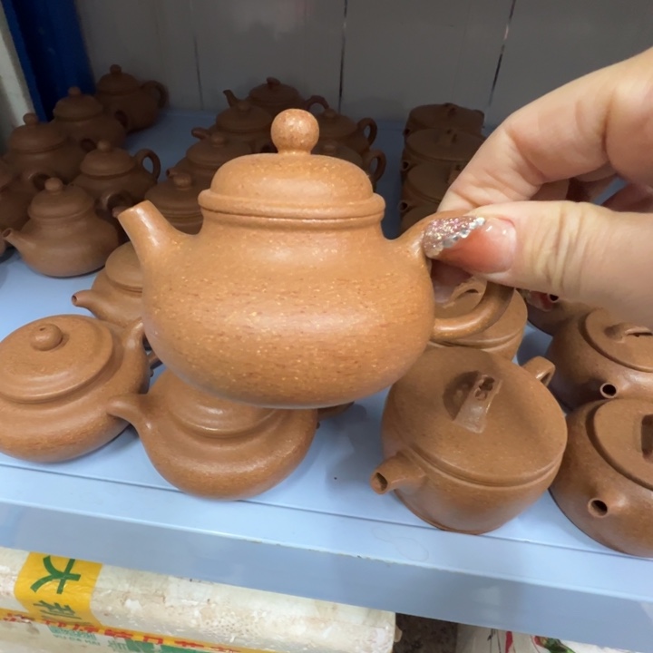 紫砂茶壶瑕疵容天150c c