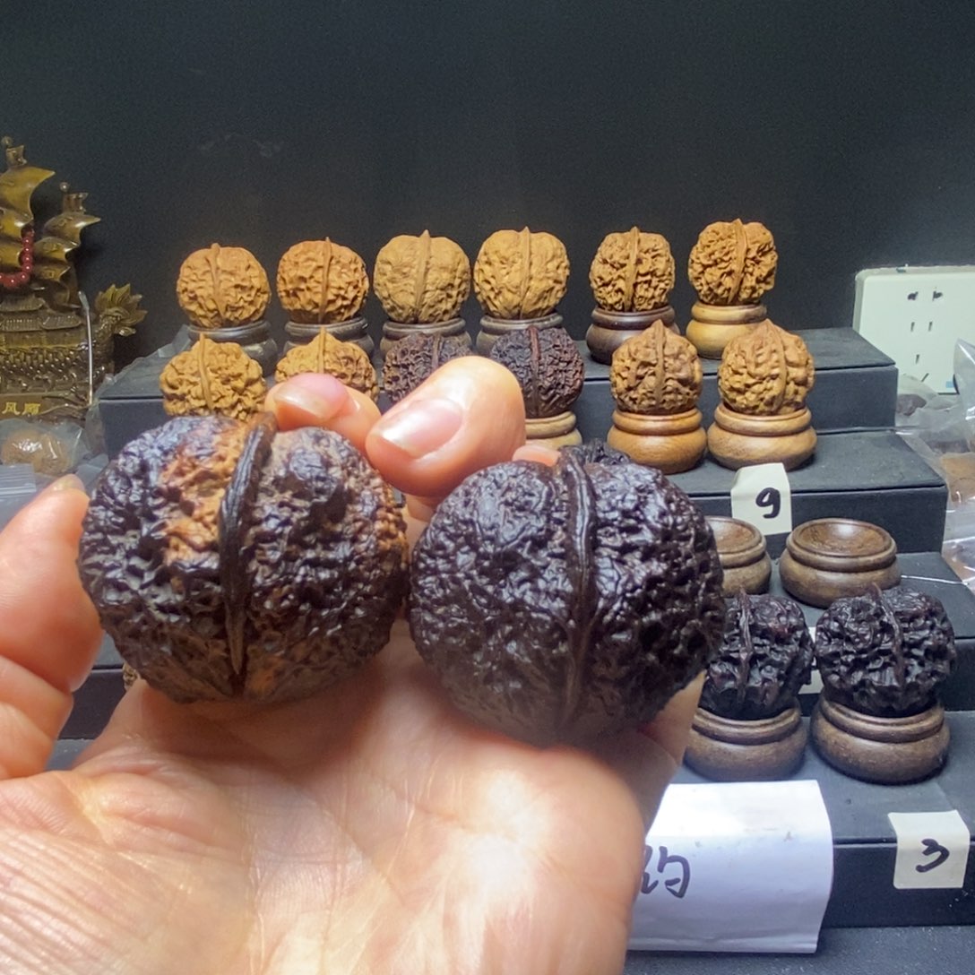 文玩核桃吊坠蝴蝶蝉43