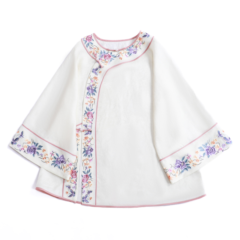 「云意」乐锦坊复古中国风原创日常百搭设计感中式刺绣汉服女装上衣