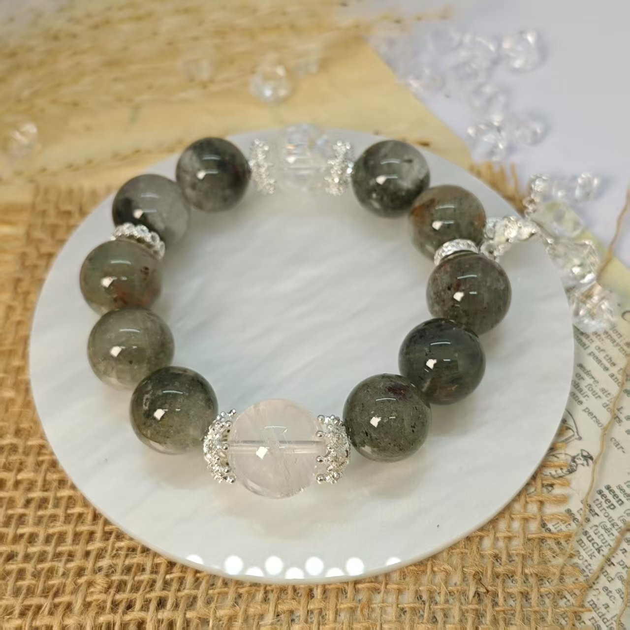 《千树》绿幽灵路路通手链14+(多样发其一) YX05