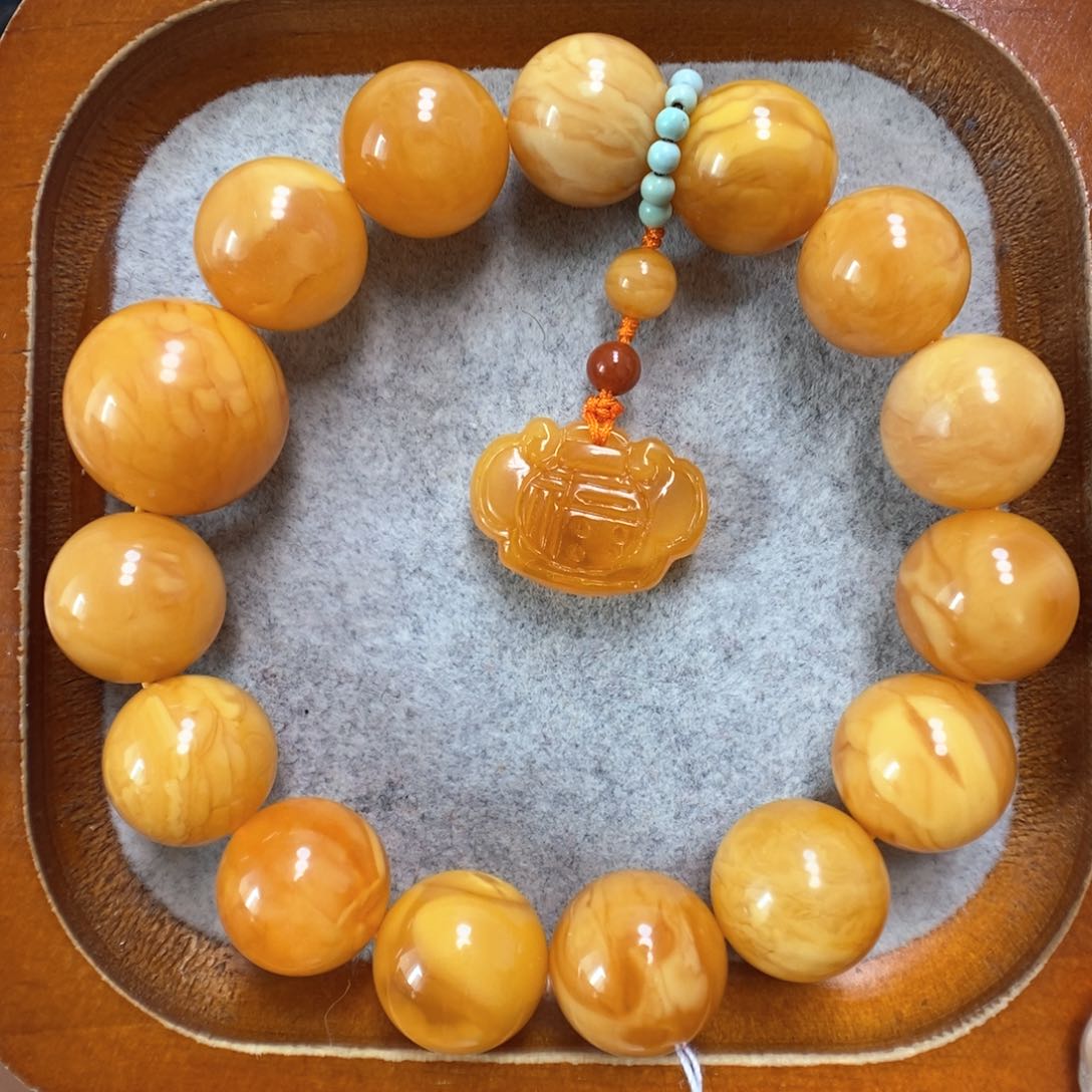 蜜蜡项链未镶嵌蜜蜡手串
