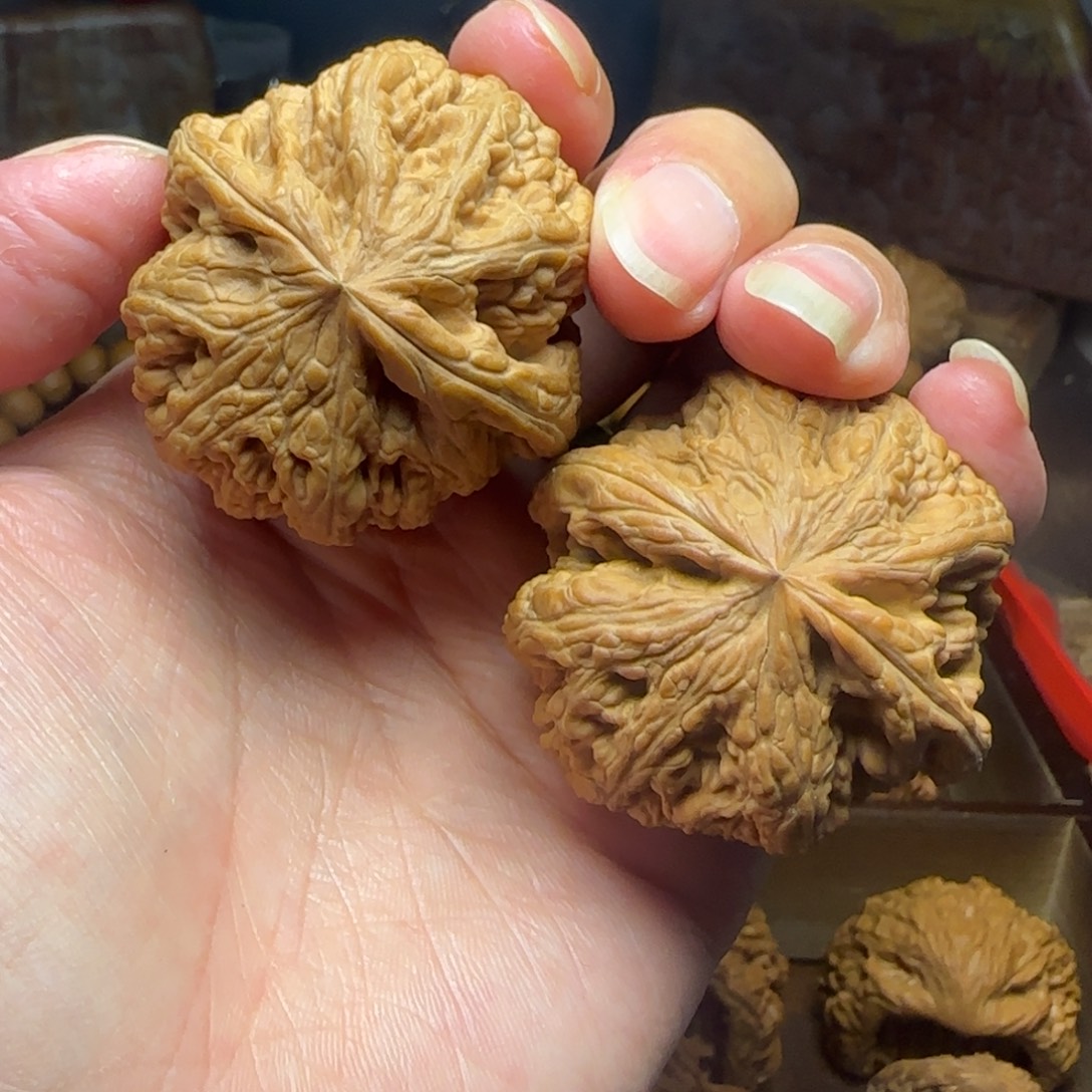 桃核把件球筋（全品）