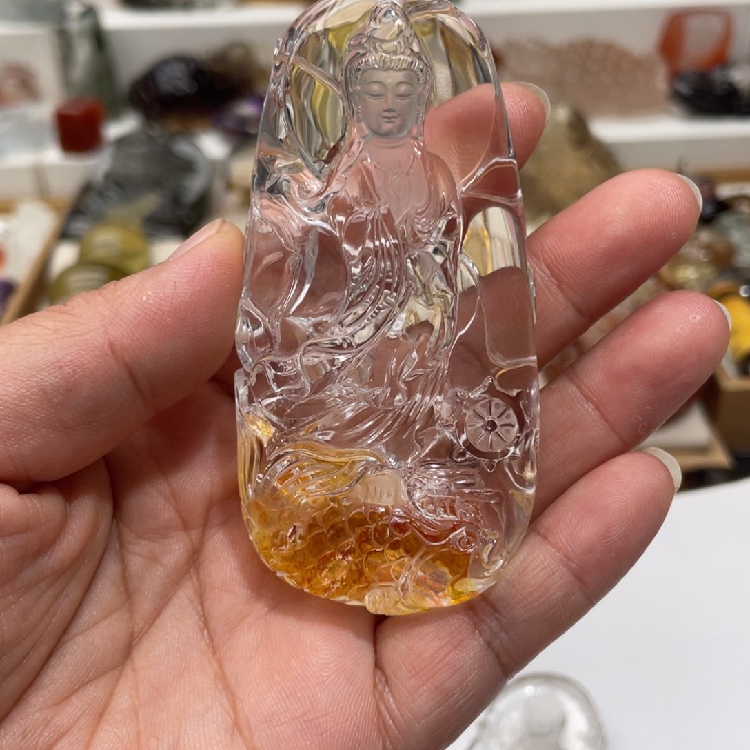 水晶颈饰未镶嵌路*甲定制