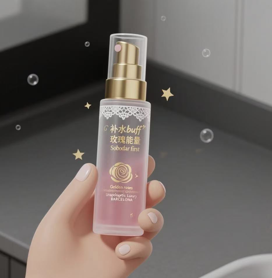 黄金玫瑰精粹水喷雾爽肤水补水保湿舒缓亢氧