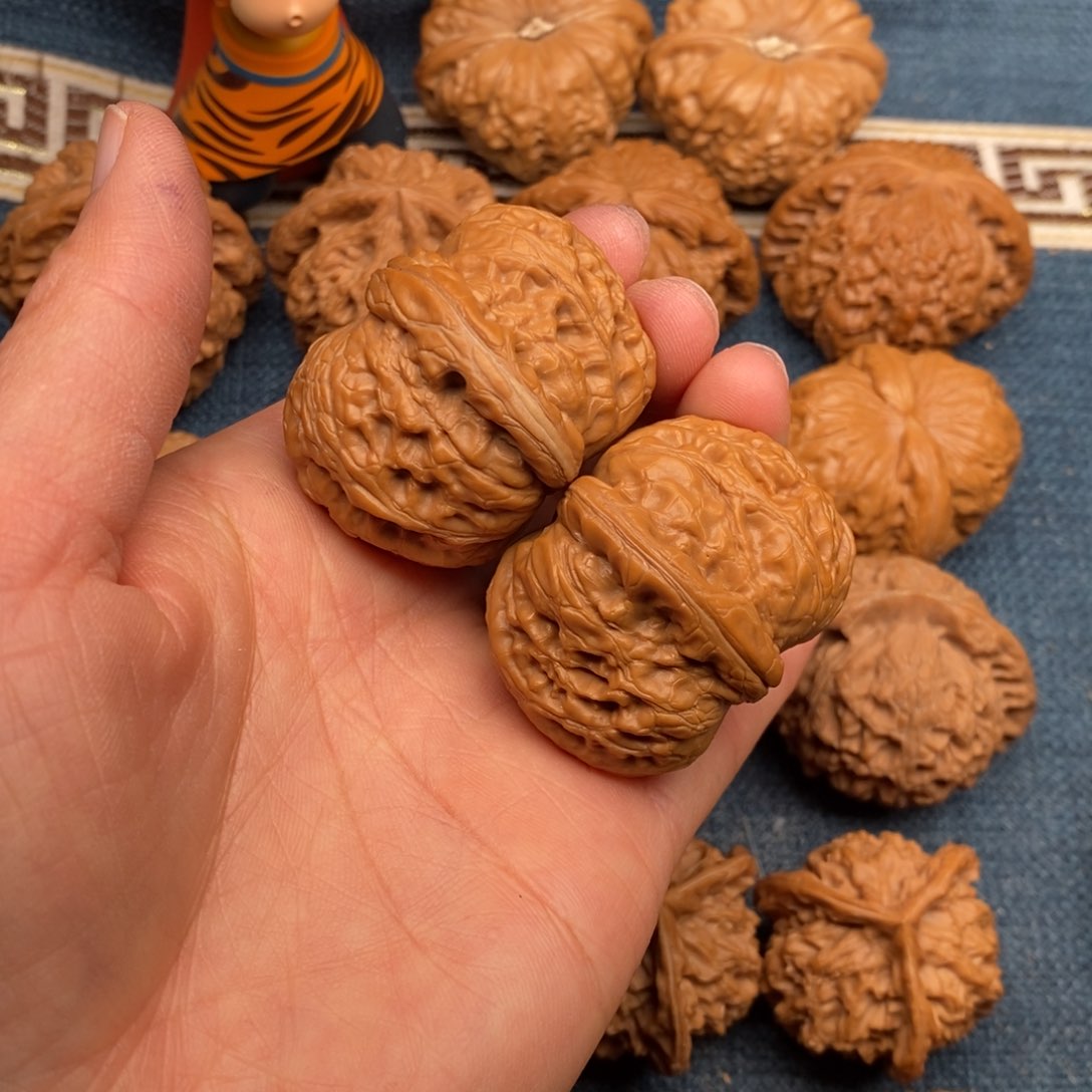 文玩核桃把件泽*陌43全品元宝