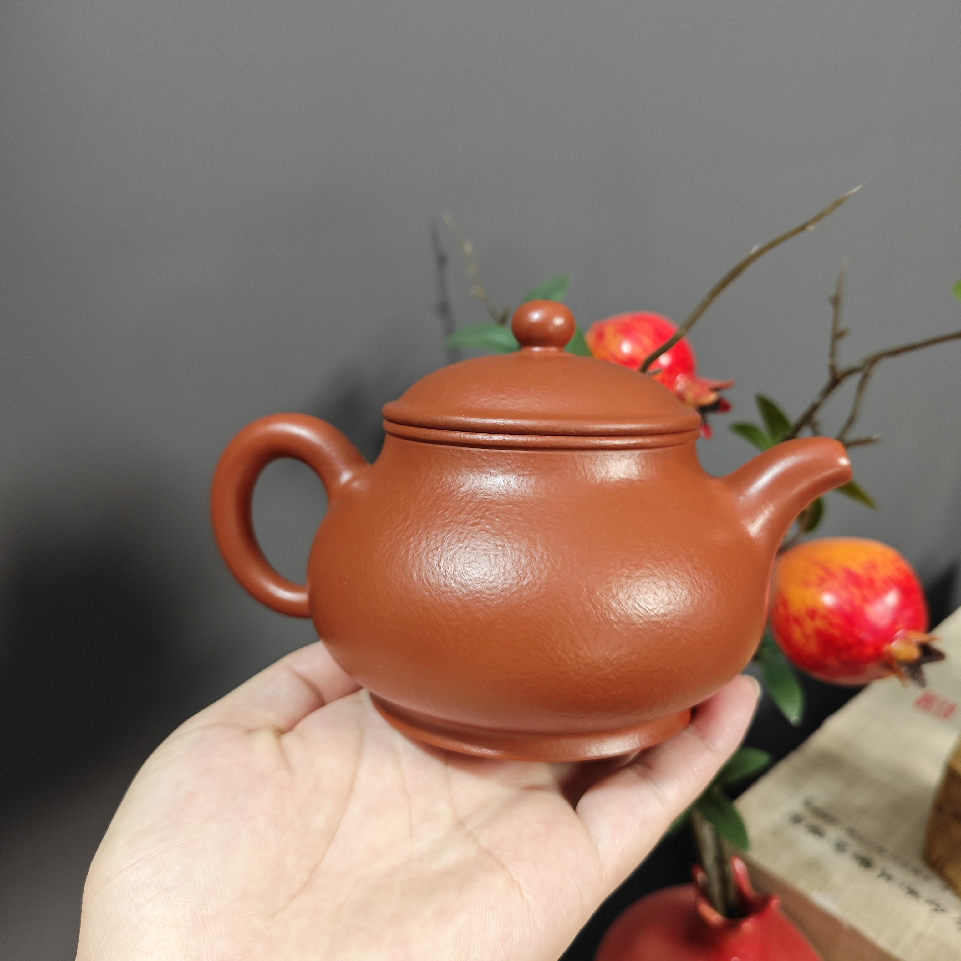 潘壶 容量300原矿赵庄朱泥 全手工制作