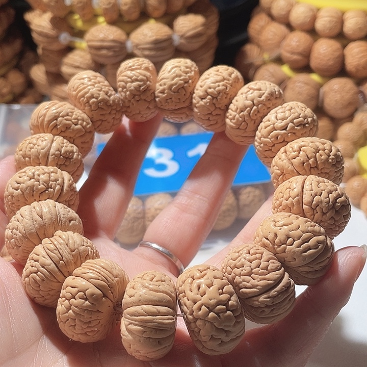 德****吊坠桃核桃核手串夹板43